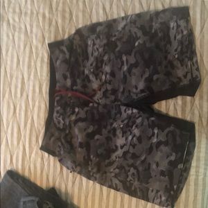 Lulu lemon camo workout shorts